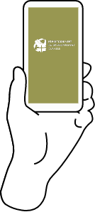image d'une main qui tiens un téléphone